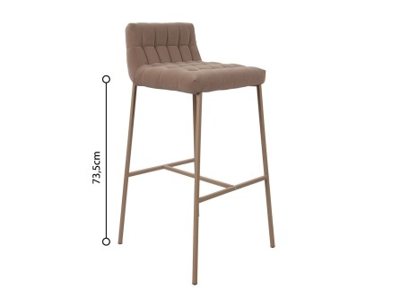 MERLO ΣΚΑΜΠΟ BAR BEIGE 49x50x88cm