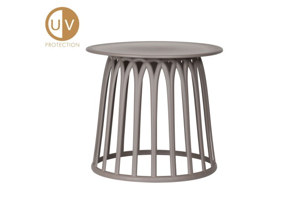 BASKET SIDE TABLE CAPPUCCINO 49.5x49.5x44cm