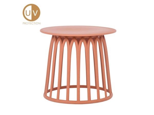 BASKET SIDE TABLE TERRACOTTA 49.5x49.5x44cm BASKET SIDE TABLE TERRACOTTA 49.5x49.5x44cm
