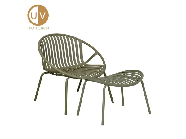 NADIN ΠΟΛΥΘΡΟΝΑ SET 2ΤΕΜ ΛΑΔΙ 80x61.5x73