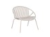 NADIN ΠΟΛΥΘΡΟΝΑ SET 2ΤΕΜ OFF WHITE 80x61.5x73cm