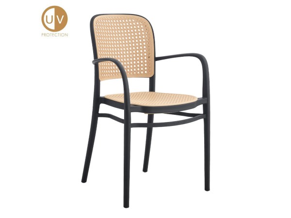 VIENNA ΚΑΡΕΚΛΑ ΜΑΥΡΟ ΦΥΣΙΚΟ 55x53x85.5cm VIENNA ΚΑΡΕΚΛΑ ΜΑΥΡΟ ΦΥΣΙΚΟ 55x53x85.5cm