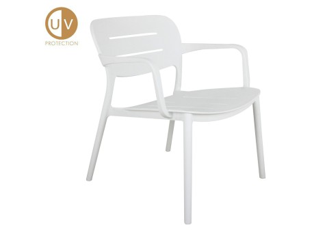 ZURICH ΠΟΛΥΘΡΟΝΑ ΛΕΥΚΟ 65x65x76cm