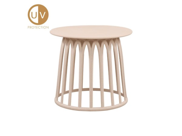 BASKET SIDE TABLE TERRAZZO 49.5x49.5x44cm