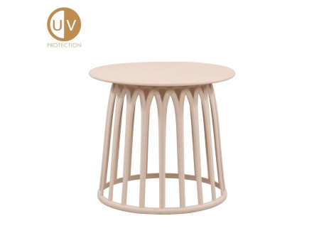 BASKET SIDE TABLE TERRAZZO 49.5x49.5x44cm