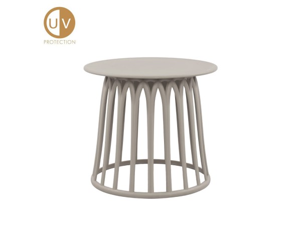 BASKET SIDE TABLE ΓΚΡΙ ΑΝΟΙΧΤΟ 49.5x49.5x44cm BASKET SIDE TABLE ΓΚΡΙ ΑΝΟΙΧΤΟ 49.5x49.5x44cm