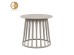 BASKET SIDE TABLE ΓΚΡΙ ΑΝΟΙΧΤΟ 49.5x49.5x44cm BASKET SIDE TABLE ΓΚΡΙ ΑΝΟΙΧΤΟ 49.5x49.5x44cm