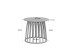 BASKET SIDE TABLE ΓΚΡΙ ΑΝΟΙΧΤΟ 49.5x49.5x44cm BASKET SIDE TABLE ΓΚΡΙ ΑΝΟΙΧΤΟ 49.5x49.5x44cm