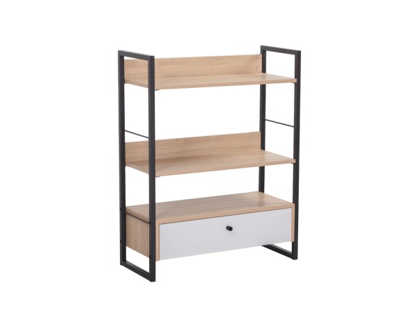 TRILOGY ΒΙΒΛΙΟΘΗΚΗ ΦΥΣΙΚΟ ΜΑΥΡΟ 70x30x90