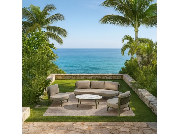 LA LUNA ΣΑΛΟΝΙ SET 1+2+1 ΛΑΔΙ