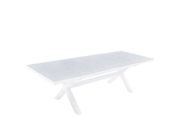 SORPRESA ΤΡΑΠΕΖΙ ΕΠΕΚΤΕΙΝΟΜΕΝΟ-Η ΓΚΡΙ LATTE ΛΕΥΚΟ 202x101x77cm