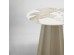VELLUM ΤΡΑΠΕΖΙ BEIGE ΜΕ ΟΨΗ ΜΑΡΜΑΡΟΥ 80x80x76.5cm