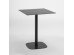 QUADRA ΤΡΑΠΕΖΙ ΜΑΥΡΟ 60x60x74cm QUADRA ΤΡΑΠΕΖΙ ΜΑΥΡΟ 60x60x74cm