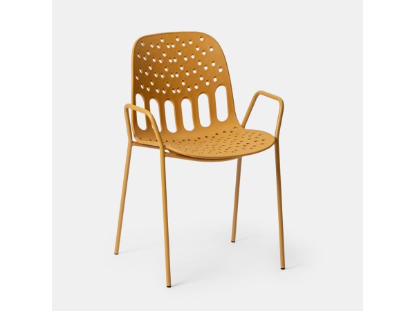 LIDO ΚΑΡΕΚΛΑ ΜΟΥΣΤΑΡΔΙ 57x55.5x80cm