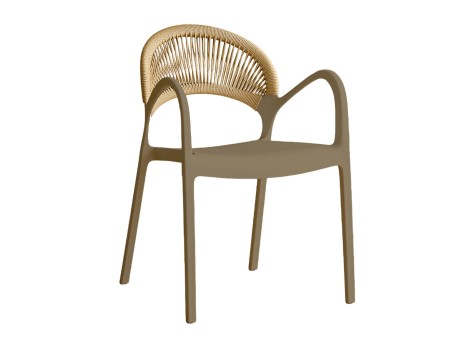 ARCUS ΚΑΡΕΚΛΑ MOCCA ΦΥΣΙΚΟ 57x56x83cm