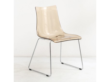 ELUCIA ΚΑΡΕΚΛΑ ΔΙΑΦΑΝΟ ΚΑΦΕ 53x52.2x80.5cm