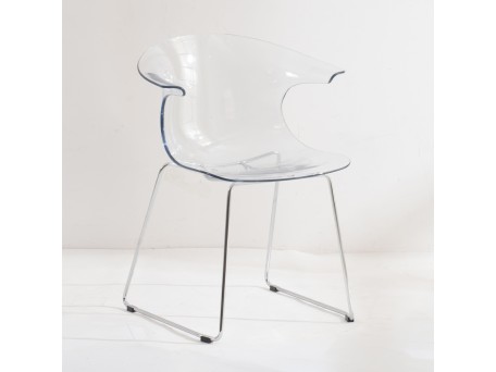 CHIARA LUX ΚΑΡΕΚΛΑ ΔΙΑΦΑΝΟ 61.2x53.3x80cm