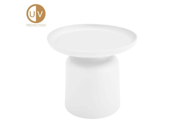 RONDA COFFEE TABLE ΛΕΥΚΟ 50x50x43cm RONDA COFFEE TABLE ΛΕΥΚΟ 50x50x43cm