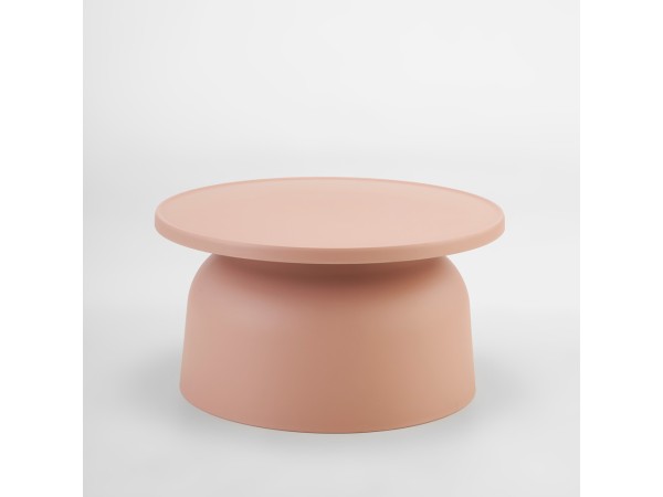 DOMI COFFEE TABLE SALMON 67x67x36cm