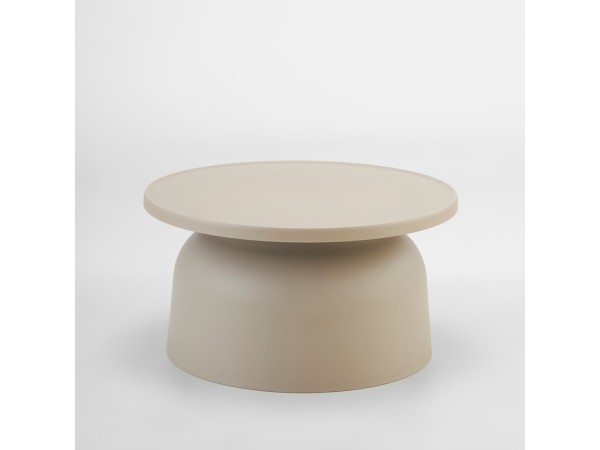 DOMI COFFEE TABLE TAUPE 67x67x36cm