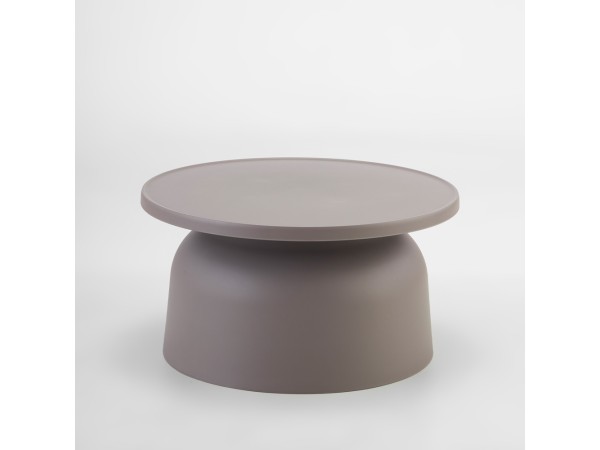 DOMI COFFEE TABLE ΓΚΡΙ 67x67x36cm DOMI COFFEE TABLE ΓΚΡΙ 67x67x36cm