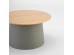 ZENTRA COFFEE TABLE ΦΥΣΙΚΟ ΓΚΡΙ 70x70x39cm