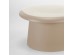 RIVVA COFFEE TABLE SAND BEIGE 70x70x39cm RIVVA COFFEE TABLE SAND BEIGE 70x70x39cm