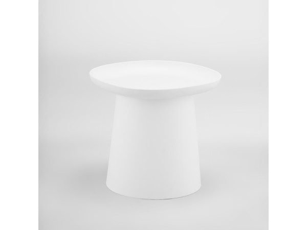PLATE COFFEE TABLE ΛΕΥΚΟ 50x50x47.5cm PLATE COFFEE TABLE ΛΕΥΚΟ 50x50x47.5cm