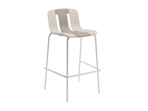 ART ΣΚΑΜΠΟ BAR ΜΠΕΖ OFF WHITE 51x44x105cm