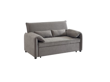 RUBIK ΚΑΝΑΠΕΣ ΚΡΕΒΑΤΙ 3ΘΕΣΙΟΣ ΓΚΡΙ 161x84x92cm