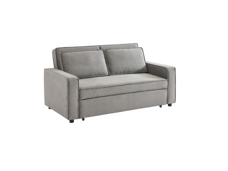 CUBO ΚΑΝΑΠΕΣ ΚΡΕΒΑΤΙ 3ΘΕΣΙΟΣ ΓΚΡΙ 172x90x89cm