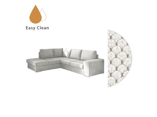 EDDI ΚΑΝΑΠΕΣ ΚΡΕΒΑΤΙ ΓΩΝΙΑ ΑΡΙΣΤΕΡΗ CREAM 248x213x90