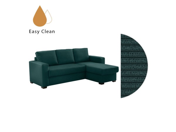 ALDO CRISTIANO ΚΑΝΑΠΕΣ ΚΡΕΒΑΤΙ ΓΩΝΙΑ ΑΝΑΣΤΡΕΨΙΜΗ ΠΡΑΣΙΝΟ 220x150x88cm