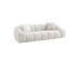 BOSSANOVA ΚΑΝΑΠΕΣ 3ΘΕΣΙΟΣ OFF WHITE 255x115x71cm BOSSANOVA ΚΑΝΑΠΕΣ 3ΘΕΣΙΟΣ OFF WHITE 255x115x71cm
