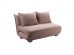 FUTON ΚΑΝΑΠΕΣ ΚΡΕΒΑΤΙ 2ΘΕΣΙΟΣ ΑΝΑΔΙΠΛΟΥΜΕΝΟΣ TERRACOTTA BEIGE ΜΕ PATTERN 141x87x76cm