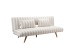 LA SPEZIA ΚΑΝΑΠΕΣ ΚΡΕΒΑΤΙ 3ΘΕΣΙΟΣ OFF WHITE BEIGE 188x81x88cm