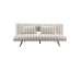 LA SPEZIA ΚΑΝΑΠΕΣ ΚΡΕΒΑΤΙ 3ΘΕΣΙΟΣ OFF WHITE BEIGE 188x81x88cm