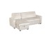 TRESOR ΚΑΝΑΠΕΣ ΚΡΕΒΑΤΙ ΓΩΝΙΑ ΑΝΑΣΤΡΕΨΙΜΗ OFF WHITE 223x145x91cm