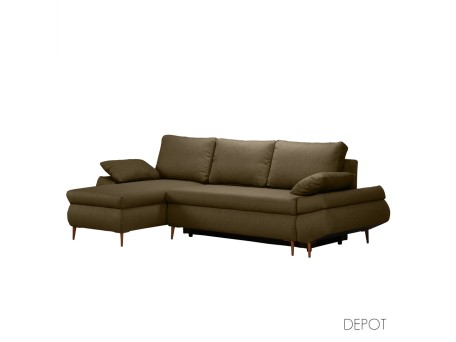 JACOB ΚΑΝΑΠΕΣ ΚΡΕΒΑΤΙ ΓΩΝΙΑ ΑΡΙΣΤΕΡΗ ΚΑΦΕ NEVE 17 264x154x84.7cm