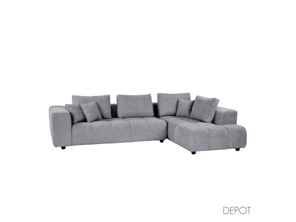 TOMOS ΚΑΝΑΠΕΣ ΓΩΝΙΑ ΔΕΞΙΑ ΓΚΡΙ LEGASY 18 298x200x85cm TOMOS ΚΑΝΑΠΕΣ ΓΩΝΙΑ ΔΕΞΙΑ ΓΚΡΙ LEGASY 18 298x200x85cm