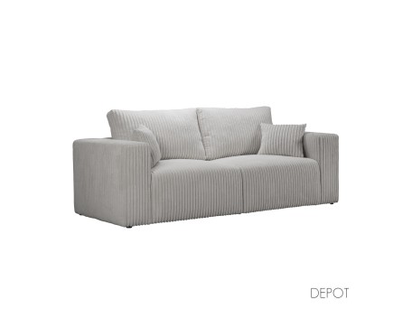 BULLET ΚΑΝΑΠΕΣ 3ΘΕΣΙΟΣ ΓΚΡΙ AMBIENCE 18 232x101x92cm