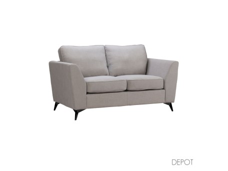 BOEL ΚΑΝΑΠΕΣ 2ΘΕΣΙΟΣ ΓΚΡΙ BERGAMO 92 160x86x92cm