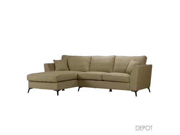 BOEL ΚΑΝΑΠΕΣ ΓΩΝΙΑ ΑΡΙΣΤΕΡΗ BEIGE MEMORY 02 280x170x92cm