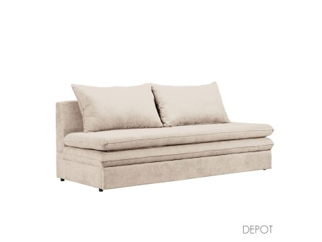 GIRASOLE ΚΑΝΑΠΕΣ ΚΡΕΒΑΤΙ 3ΘΕΣΙΟΣ BEIGE ASTI 1 200x87x90cm