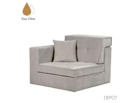 MEXICO ΠΟΛΥΘΡΟΝΑ ΜΕ ΜΠΡΑΤΣΟ BEIGE WIND 84 101x101x83cm