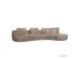 CURVO ΚΑΝΑΠΕΣ ΓΩΝΙΑ ΔΕΞΙΑ BEIGE CREMONA 14 412x162x92cm