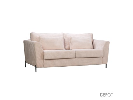 COCOON ΚΑΝΑΠΕΣ ΚΡΕΒΑΤΙ 3ΘΕΣΙΟΣ BEIGE LINCOLN D 03 208x94x92cm