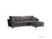 BOEL ΚΑΝΑΠΕΣ ΓΩΝΙΑ ΔΕΞΙΑ ΓΚΡΙ LINCOLN D 90 280x170x92cm BOEL ΚΑΝΑΠΕΣ ΓΩΝΙΑ ΔΕΞΙΑ ΓΚΡΙ LINCOLN D 90 280x170x92cm