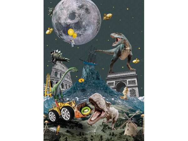 Ταπετσαρία BEHANG EXPRESSE OLIVE & NOAH INK7823-BEH