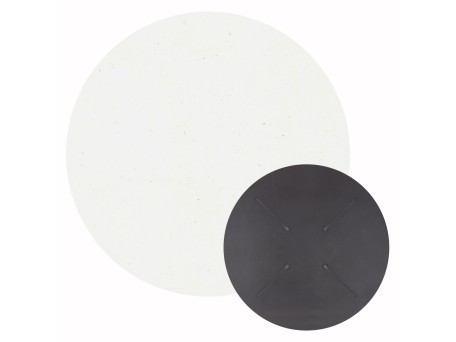 ΕΠΙΦΑΝΕΙΑ ΤΡΑΠΕΖΙΟΥ HPL ΣΤΡΟΓΓΥΛΗ HM5841.22 ΛΕΥΚΗ Φ60εκ.